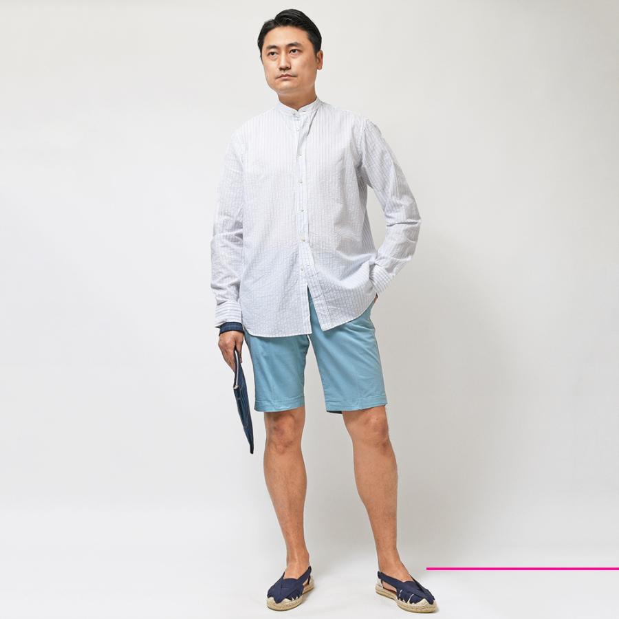 PT TORINO ピーティー トリノ コットン ライトストレッチギャバジン ガーメントダイ ショートパンツ BERMUDA |  | 01
