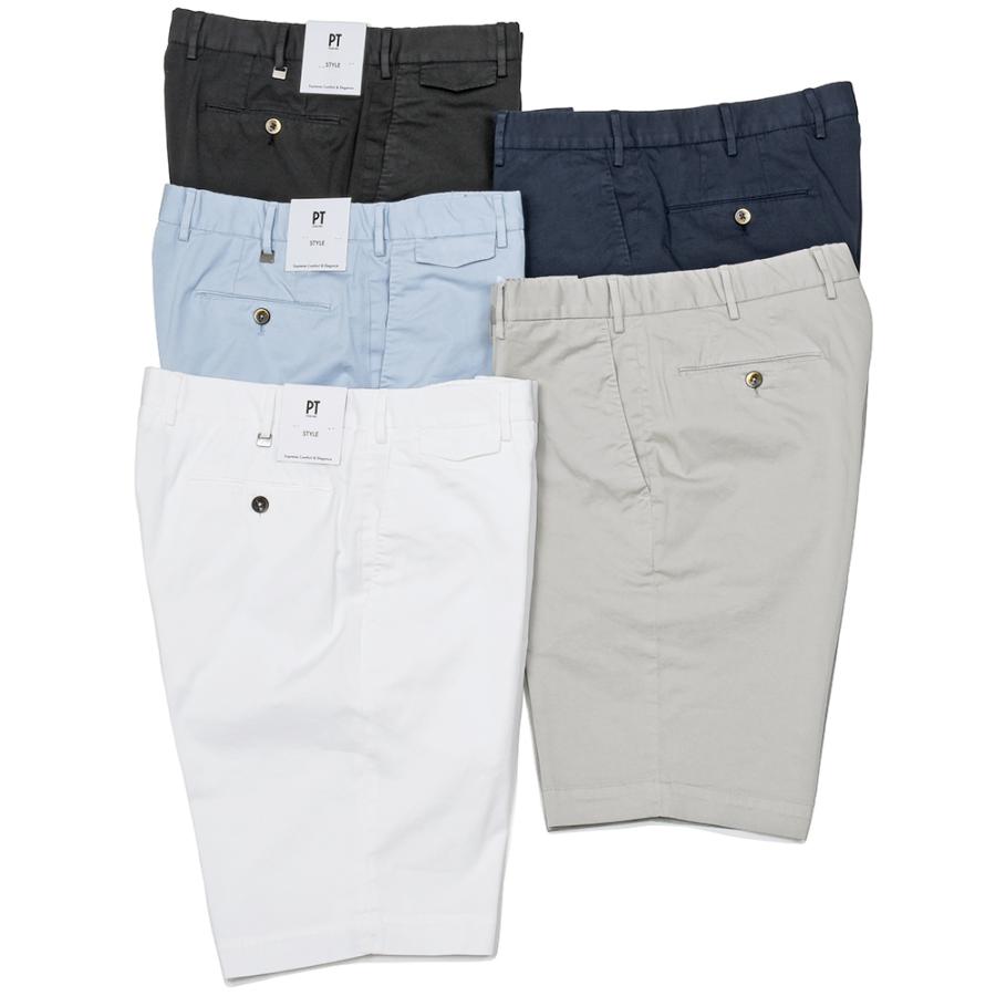 PT TORINO（ピーティートリノ）コットンストレッチギャバジン ノープリーツショートパンツ BERMUDA/PU42 | 