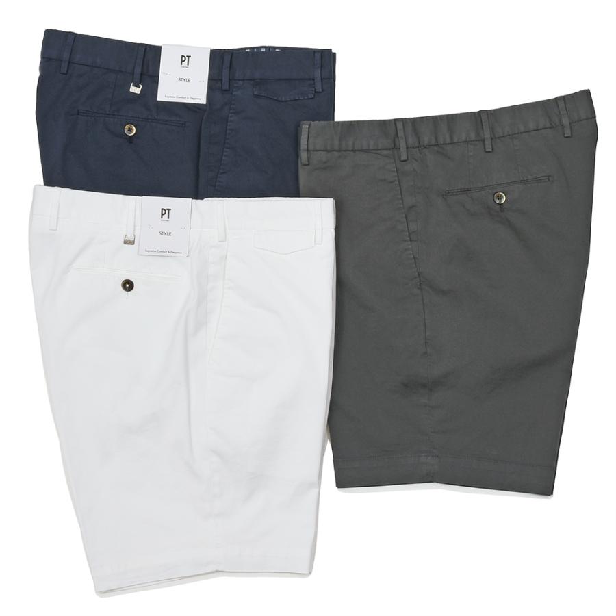 PT TORINO（ピーティートリノ）コットンストレッチギャバジン ノープリーツショートパンツ BERMUDA SHORT/PU42 | 