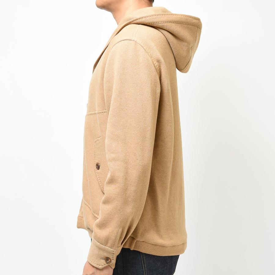 STILE LATINO スティレ ラティーノ BRISTOL カシミヤ ヴァージンウール コットン フーデット ニットブルゾンの画像