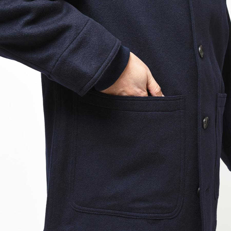 Jeanik ジーニック ウール カシミヤ ナイロン フランネル カバーオール