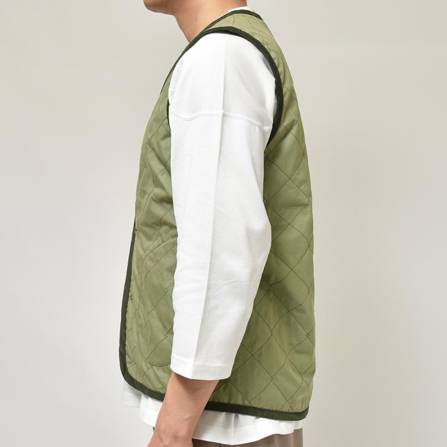 LAVENHAM ラベンハム COTTON UNWADDED GILET ドライワックスコットン 
