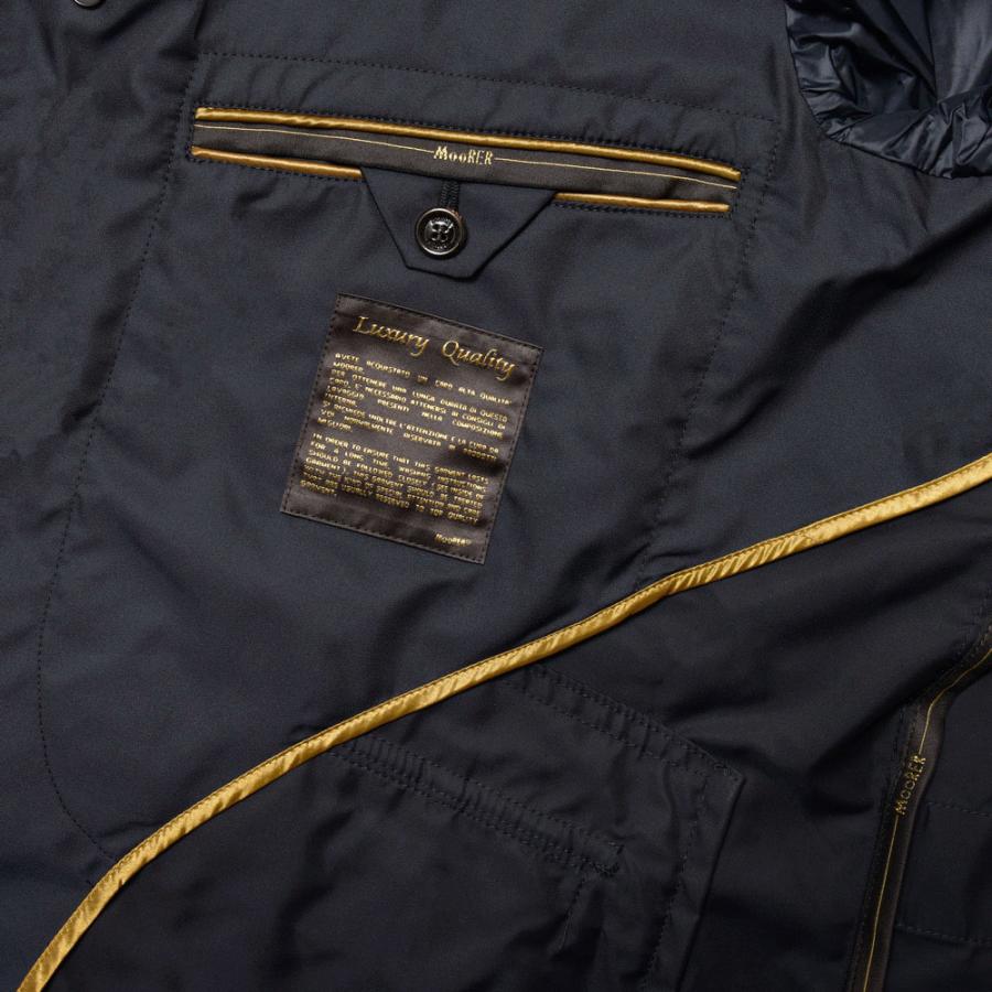 MooRER ムーレー GHIBERTI-KM ポリエステル シングルジャケット型 ブルゾン｜realclothing｜13