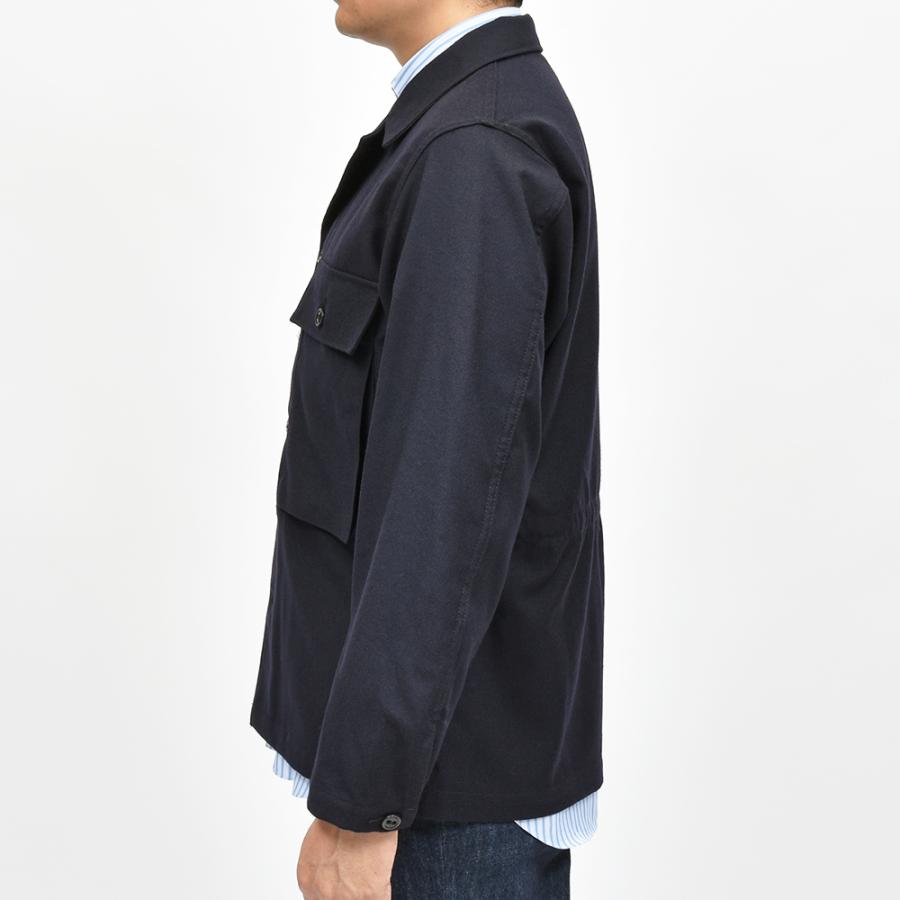 COHERENCE コヒーレンス VERNON-D ウール ツイル ROVER WOOL TWILL ミリタリーシャツジャケットの画像