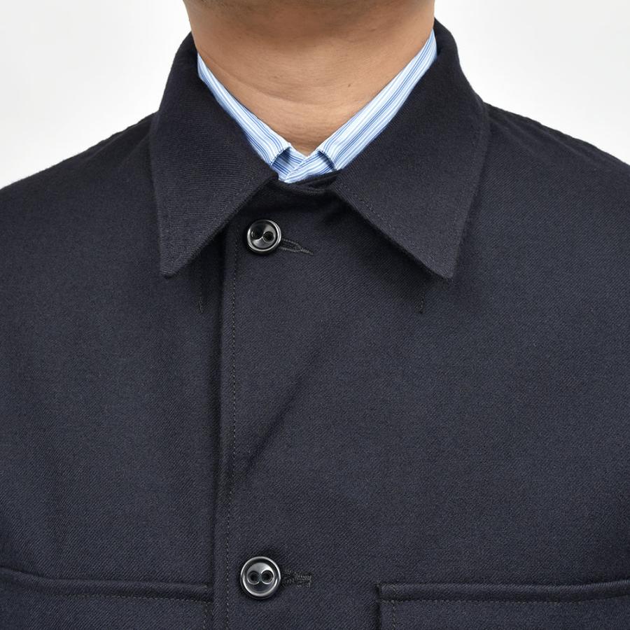 COHERENCE コヒーレンス VERNON-D ウール ツイル ROVER WOOL TWILL ミリタリーシャツジャケットの画像