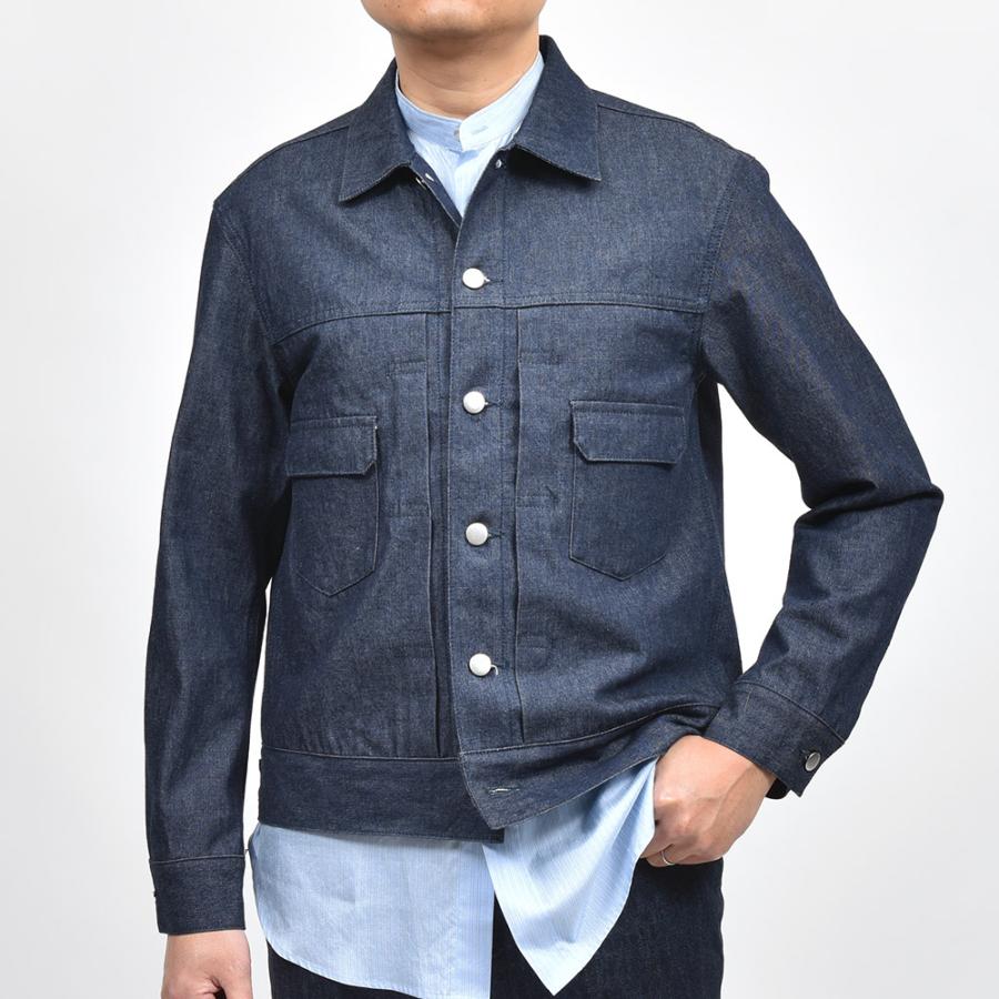 Jeanik ジーニック コットン ウォッシュド ライトオンス 2ndタイプ Gジャン デニムジャケットの画像