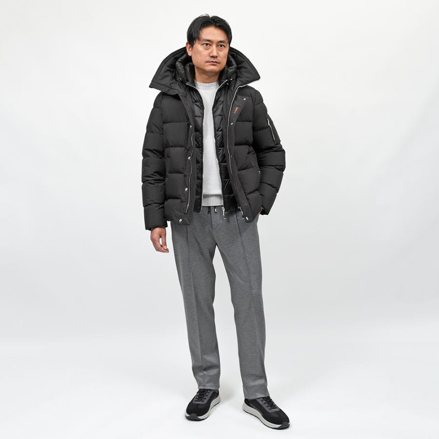 ブ*ン様 MOORER JESSE-STP ダウンジャケット 48サイズ MooRER（ムーレー）JESSE-STP ポリエステル 撥水 デタッチャブル
