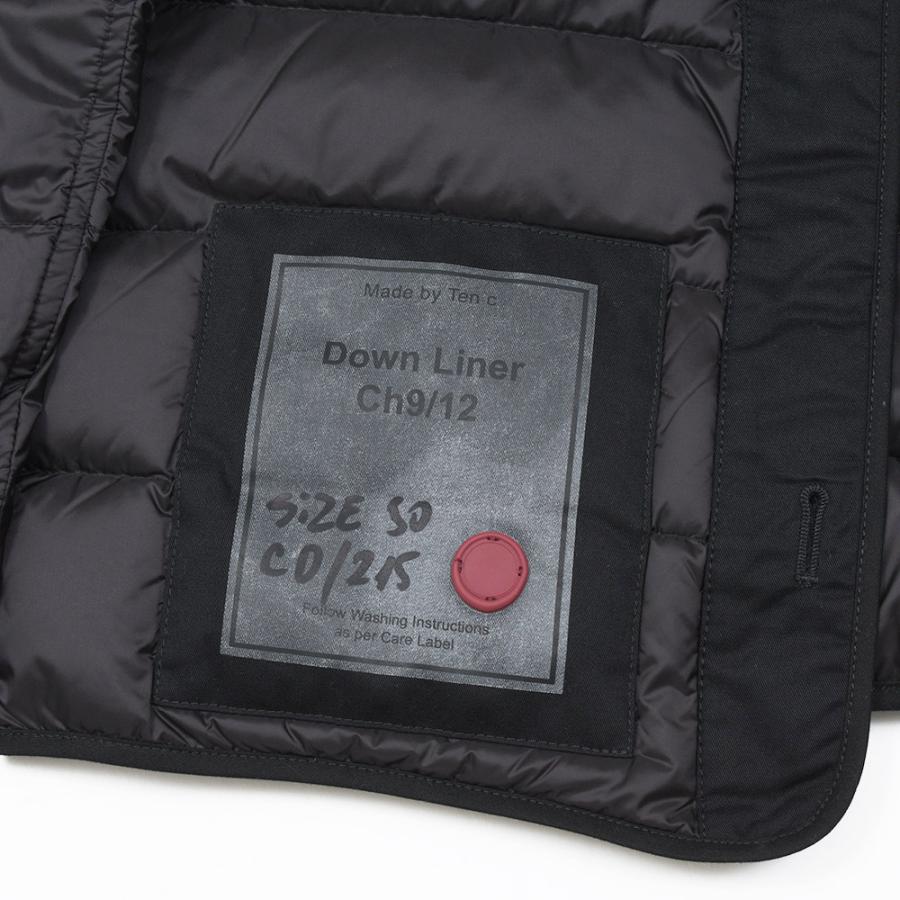 Ten c（テンシー）DOWN LINER ダウンライナー ナイロン ダウン