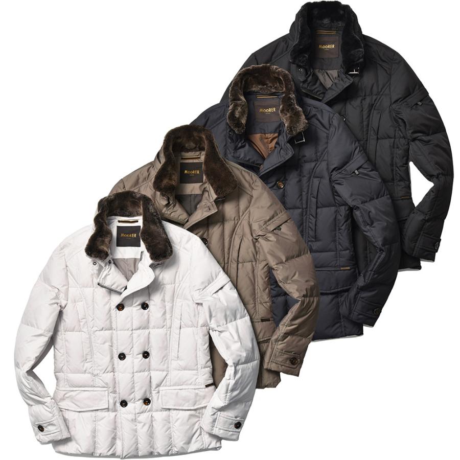 MooRER（ムーレー）SIRO-KM ポリエステル ダブルブレスト ダウン
