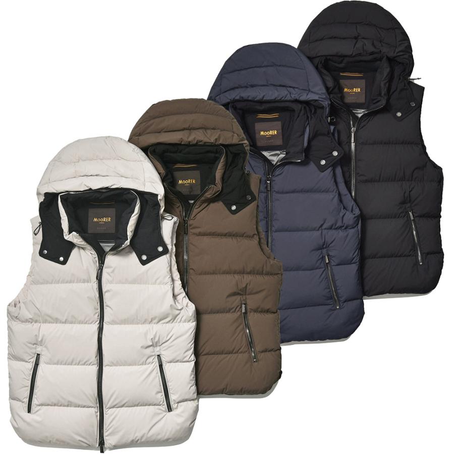 MooRER ムーレーFIRE-SKT ポリエステル 撥水 デタッチャブルフード