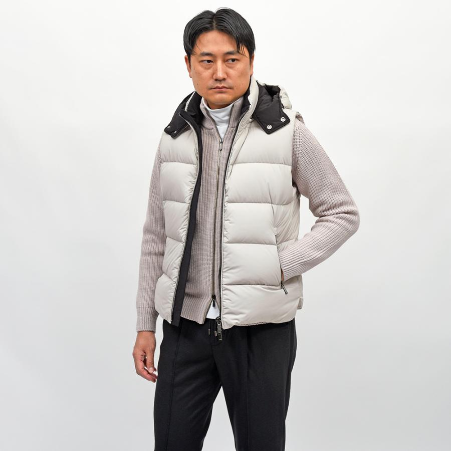 MooRER ムーレーFIRE-SKT ポリエステル 撥水 デタッチャブルフード