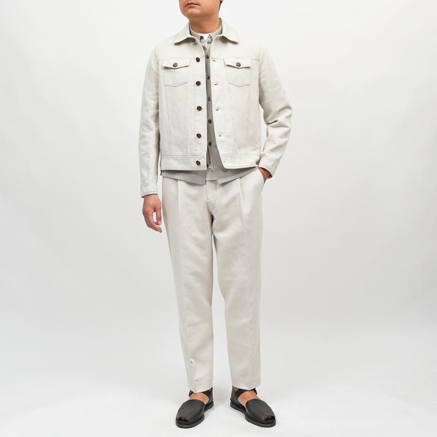 CIRCOLO 1901（チルコロ1901）コットンリネン ツイル セットアップ対応 トラッカージャケットの画像