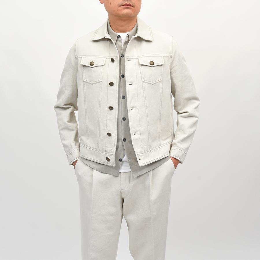 CIRCOLO 1901（チルコロ1901）コットンリネン ツイル セットアップ対応 トラッカージャケットの画像
