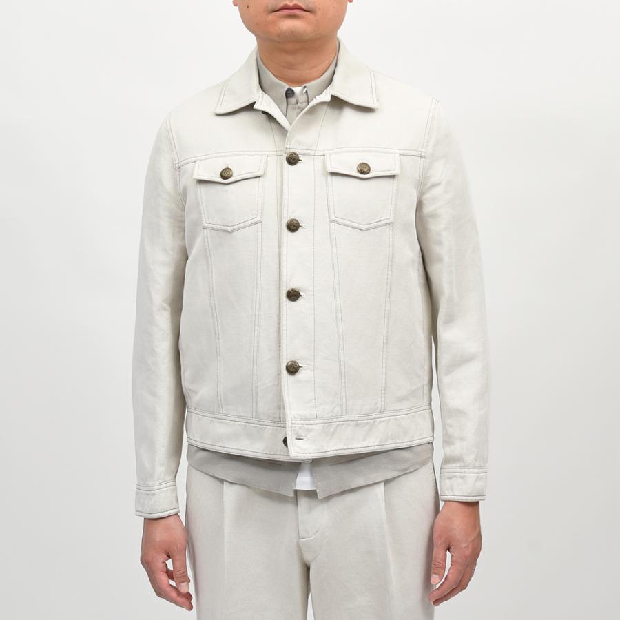 CIRCOLO 1901（チルコロ1901）コットンリネン ツイル セットアップ対応 トラッカージャケットの画像