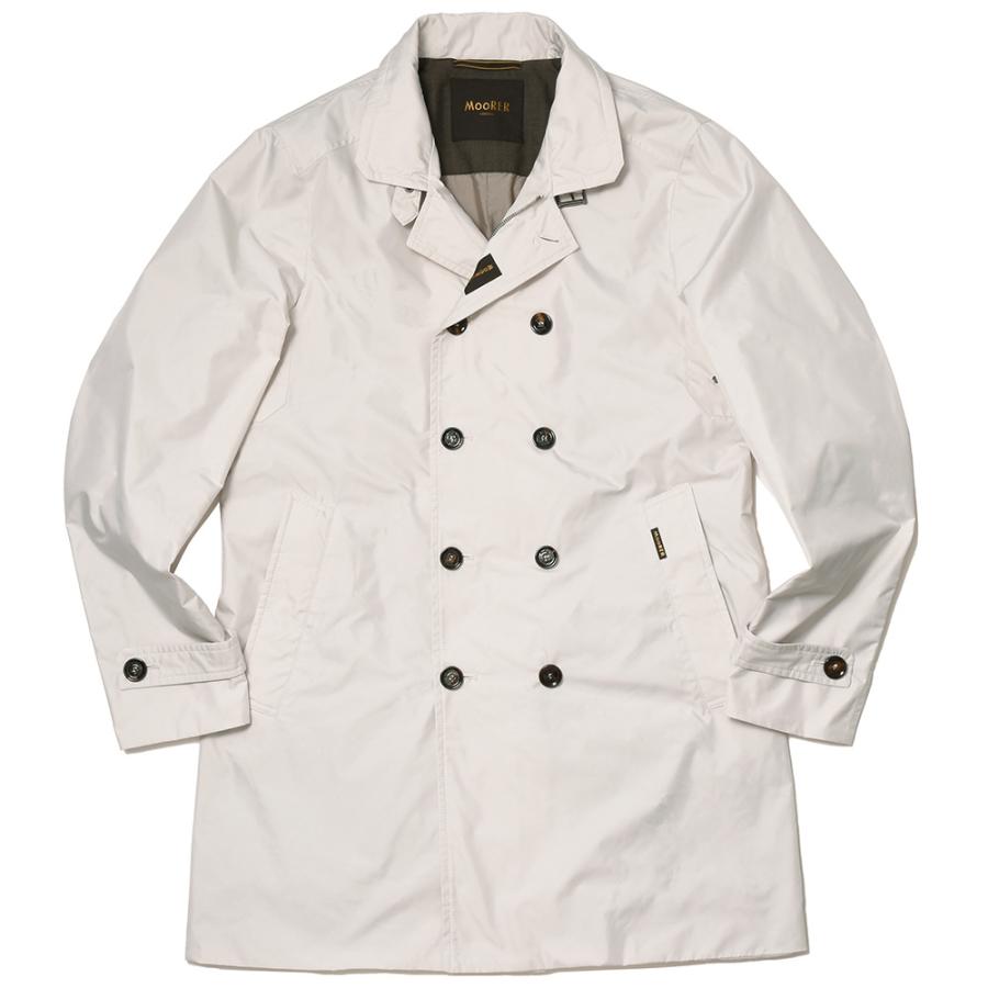 MOORER ムーレー MORANDI-KM モランディ ポリエステル ダブルブレスト コート | 