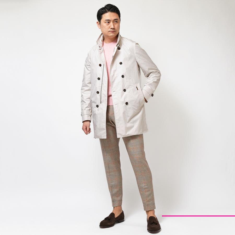 MOORER ムーレー MORANDI-KM モランディ ポリエステル ダブルブレスト コート |  | 01