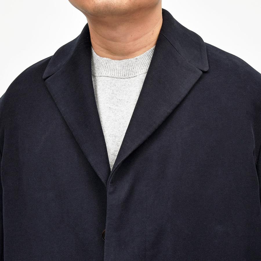 Scye（サイ）コットン モールスキン ハーフコートの画像
