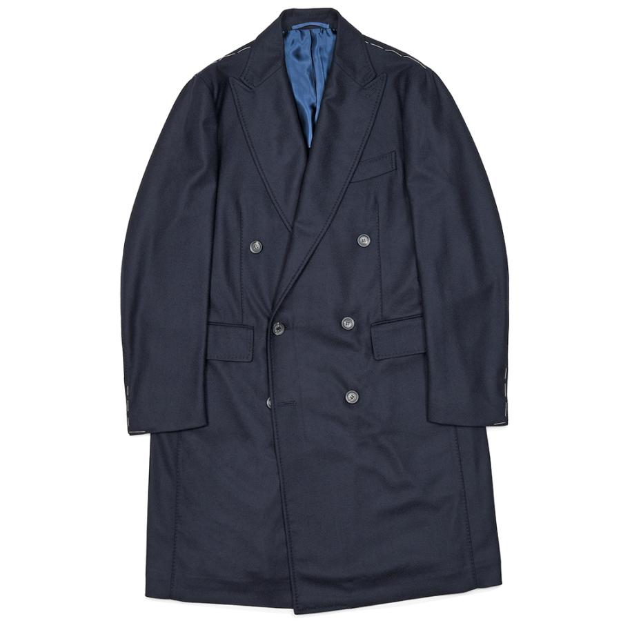 STILE LATINO（スティレ ラティーノ）EROS ヴァージンウールカシミヤ ツイル ダブルチェスターコート | 