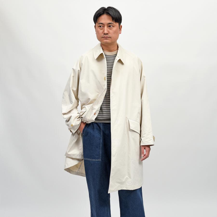 SCYE BASICS（サイベーシックス）ハイデンシティミルクロス バルカラーコートの画像