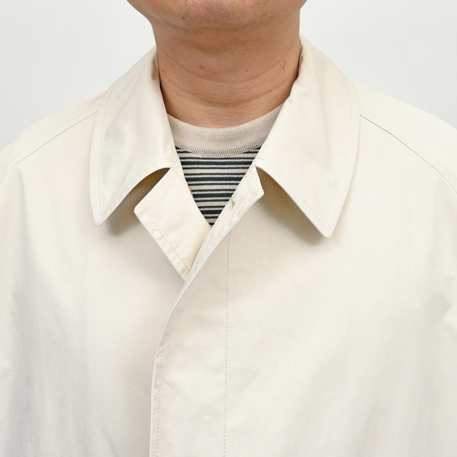 SCYE BASICS（サイベーシックス）ハイデンシティミルクロス バルカラーコートの画像