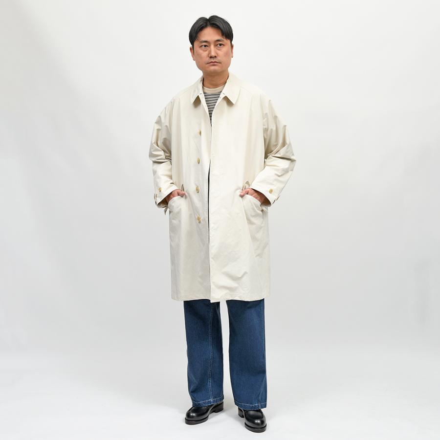 SCYE BASICS（サイベーシックス）ハイデンシティミルクロス バルカラーコートの画像