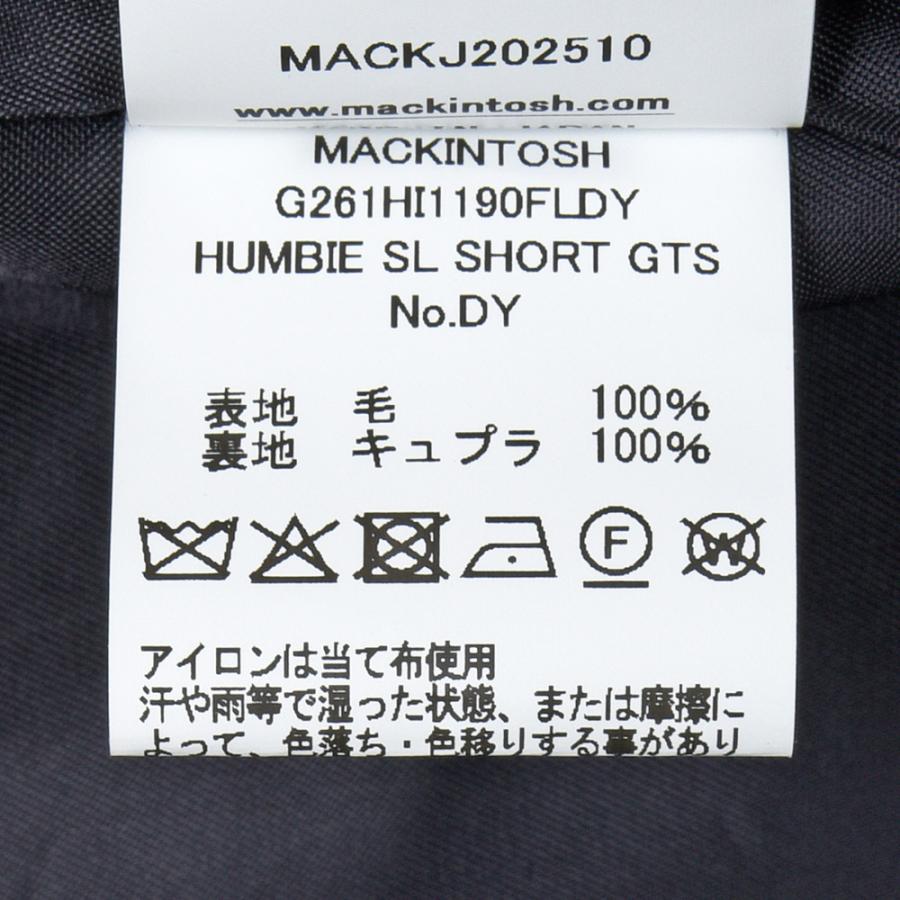 MACKINTOSH（マッキントッシュ）HUMBIE SL SHORT GTS ナノ撥水ウールトロピカル ジャケットの画像