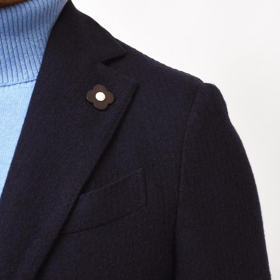 LARDINI（ラルディーニ）ウール カシミヤ ジャガードストライプ 