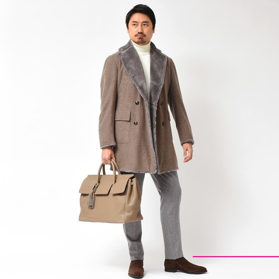 Stile Latino スティレ ラティーノ ACHEO カシミア×ビーバー ダブル6B