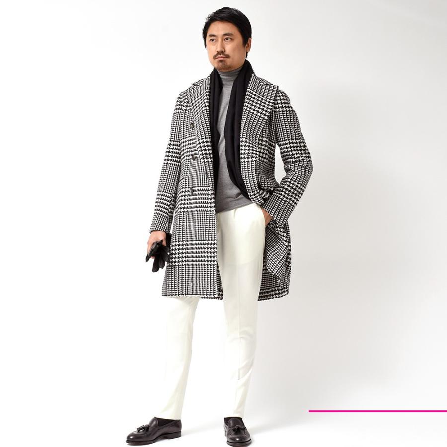 ブラウン系 M多様な Stile Latino グレンチェック チェスターコート再値下しました チェスターコート ジャケット アウターブラウン系m 26 675 Laeknavaktin Is