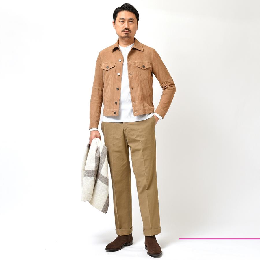 EMMETI エンメティ JACK ジャック ゴート スエード Gジャン型 レザー