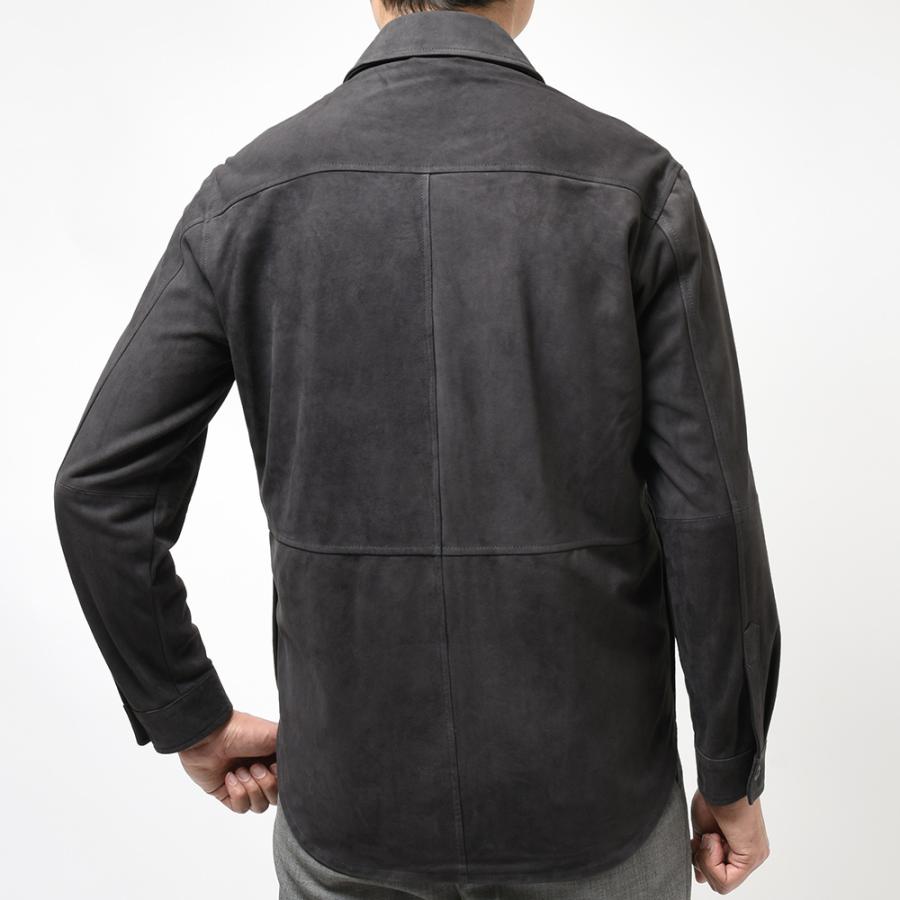 EMMETI エンメティ ring別注 RING SHIRT ゴート スエード レザーシャツ