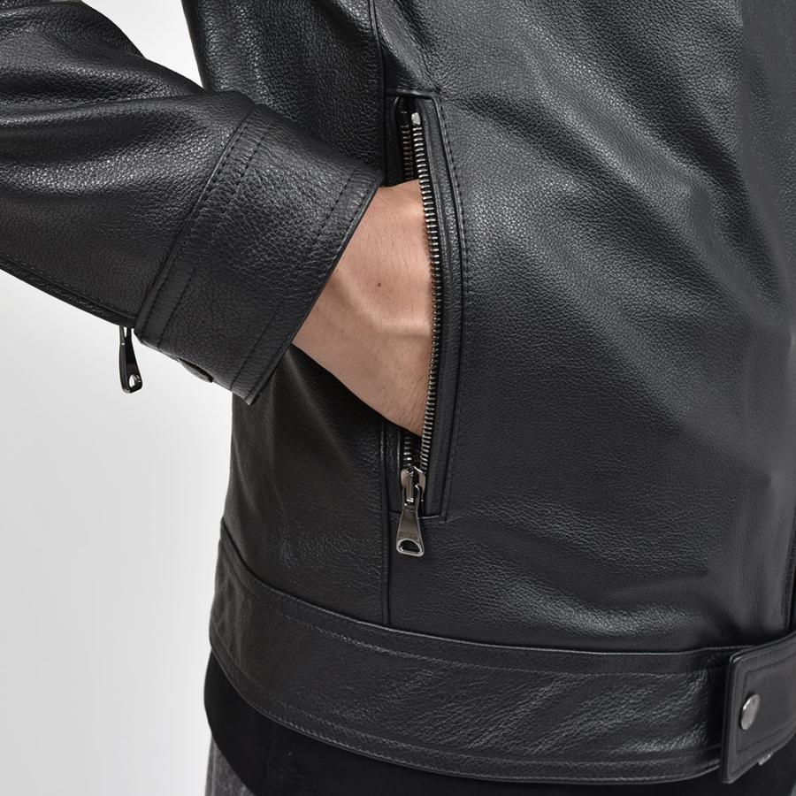 EMMETI エンメティ ANDREA アンドレア SP CALF SKIN シュリンクレザー ガンメタジップ 中綿入り シングルライダースジャケット EMMETI エンメティ ANDREA アンドレア SP CALF SKIN シュリンクレザー ガンメタジップ 中綿入り シングルライダースジャケット