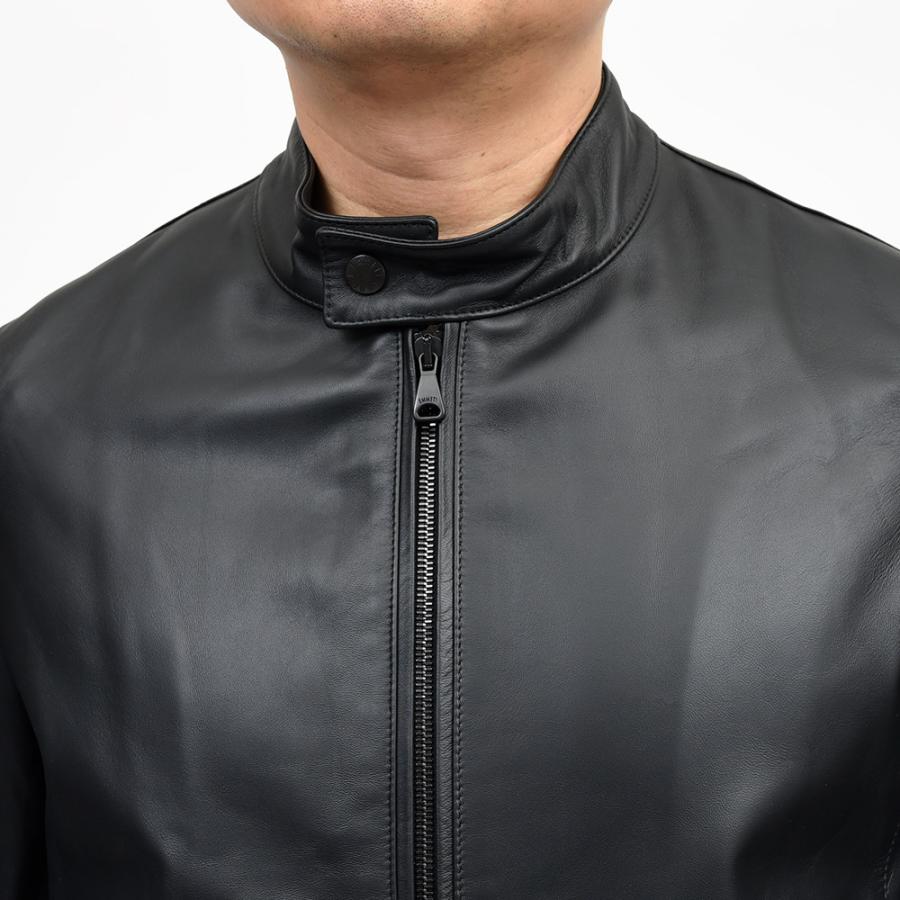EMMETI（エンメティ）JURI SPレザー ラムナッパレザー ライダースジャケットの画像
