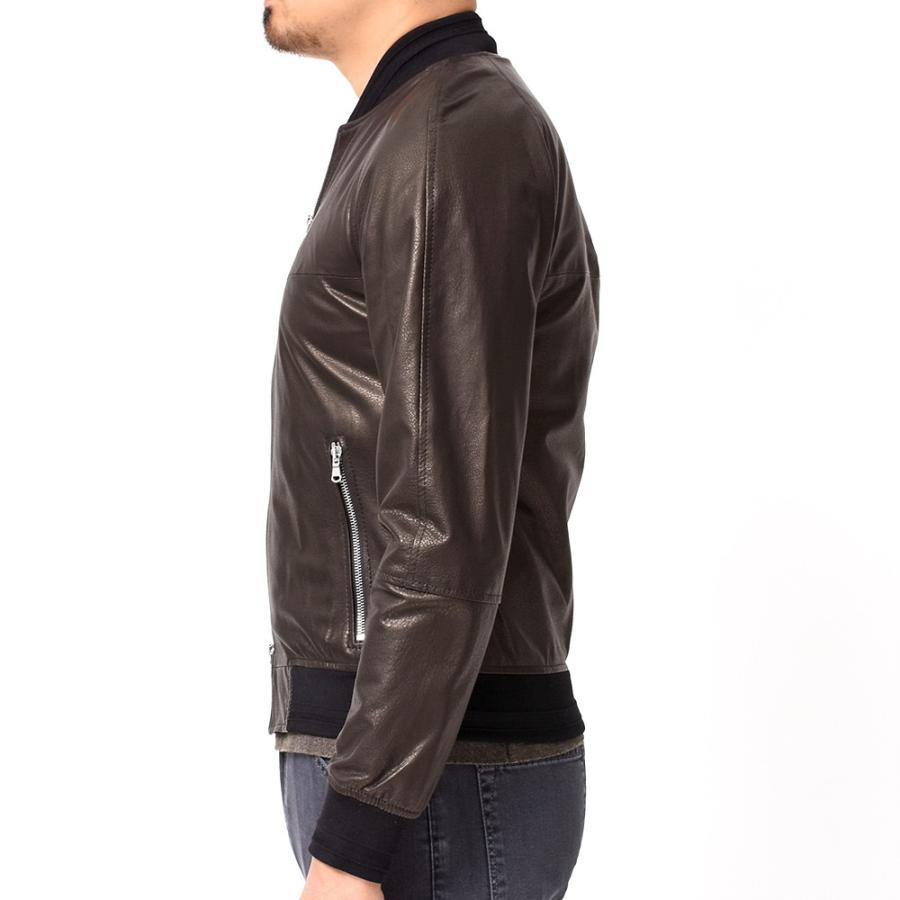 EMMETI（エンメティ）MARCUS ラム ナッパレザー ボンバージャケット