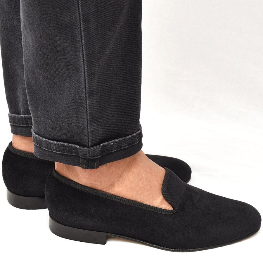 Tricker's（トリッカーズ）CHURCHILL ベルベット スリッパー