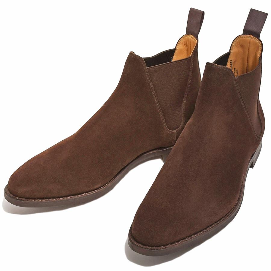 Crockett＆Jones（クロケットアンドジョーンズ）CHELSEA8 カーフスエード サイドゴアブーツ | 