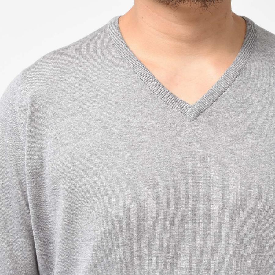 JOHN SMEDLEY ジョンスメドレー PALERMO シーアイランドコットン 30ゲージ Vネック ニット |  | 03