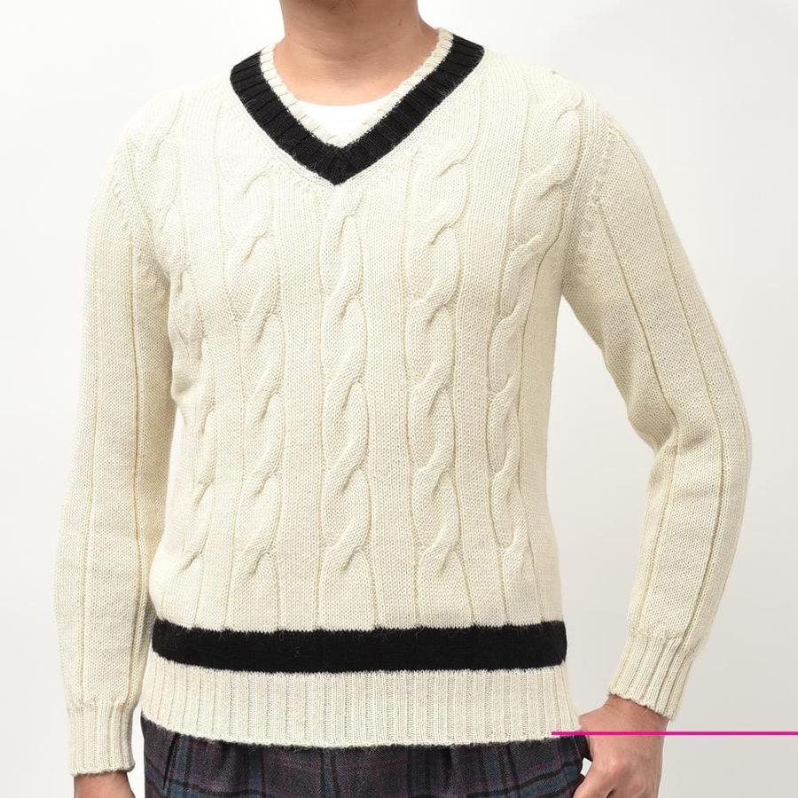 RAffa MOLINA ラッファモリーナ アルパカ Vネック チルデンニット |  | 01