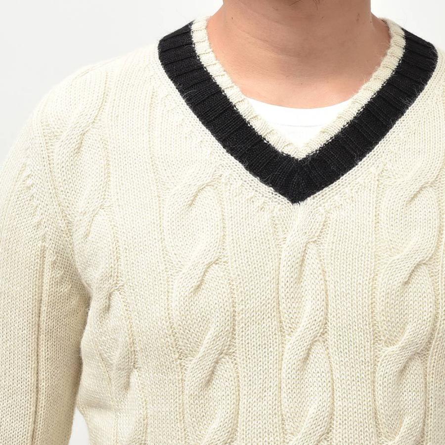 RAffa MOLINA ラッファモリーナ アルパカ Vネック チルデンニット |  | 03