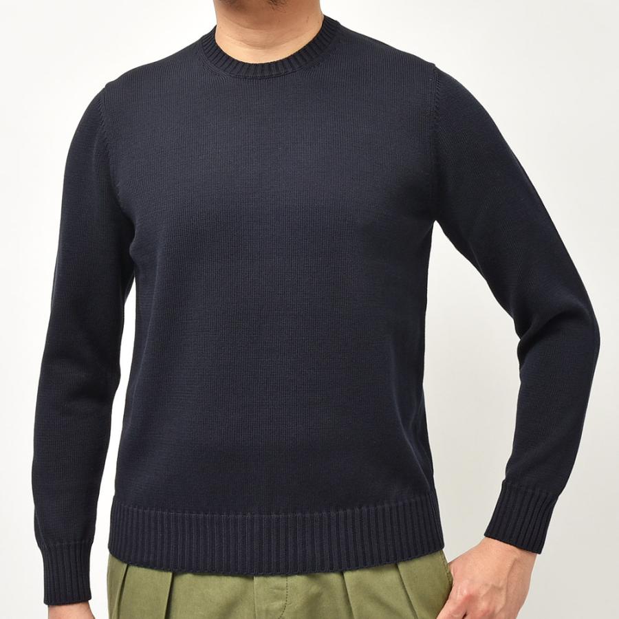 Drumohr ドルモア コットン 8ゲージ クルーネックニット : ring - 通販