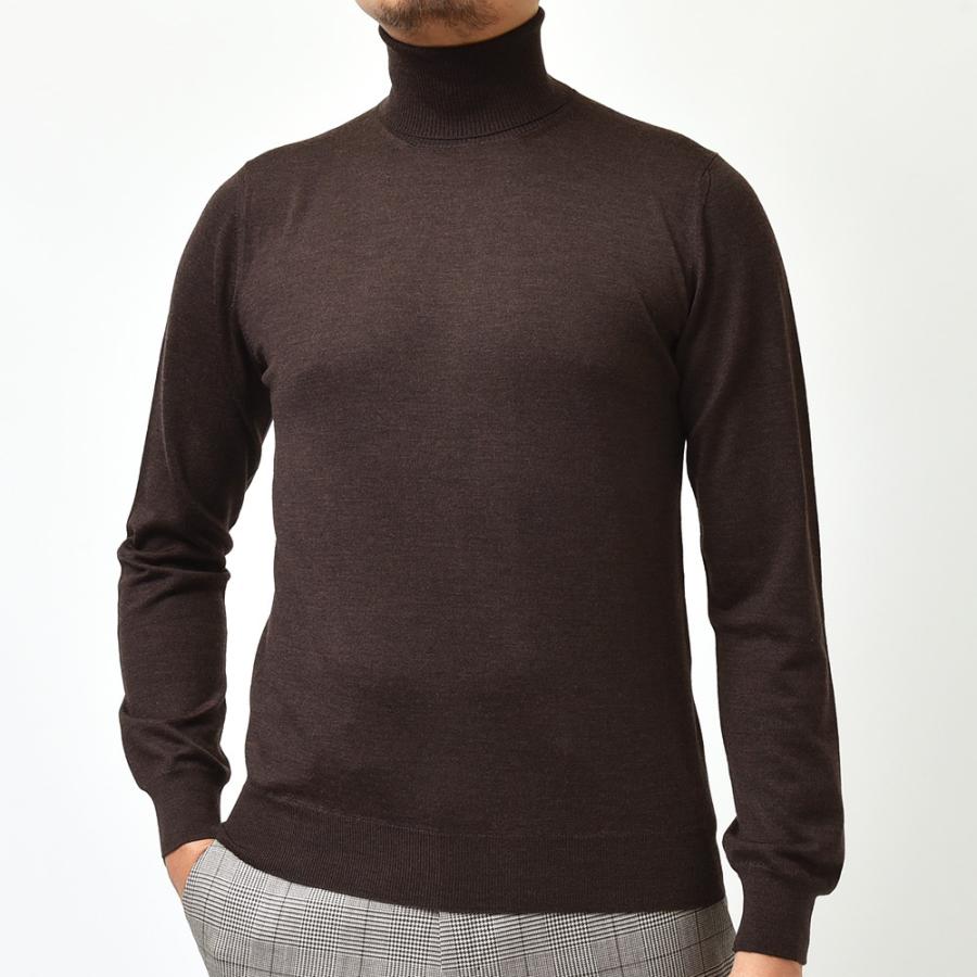 Settefili Cashmere セッテフィーリ カシミア メリノウール ハイゲージ タートルネック ニット｜realclothing｜06