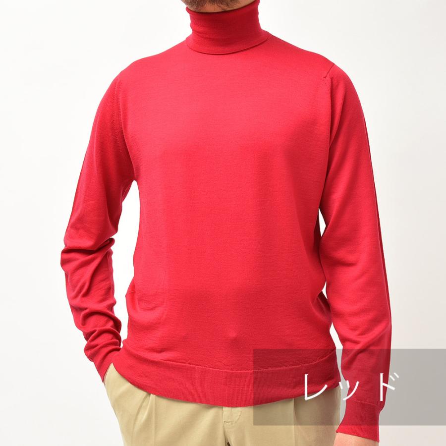 JOHN SMEDLEY ジョンスメドレー RENOLD メリノウール 30ゲージ タートルネック ニット MODERN FIT |  | 08