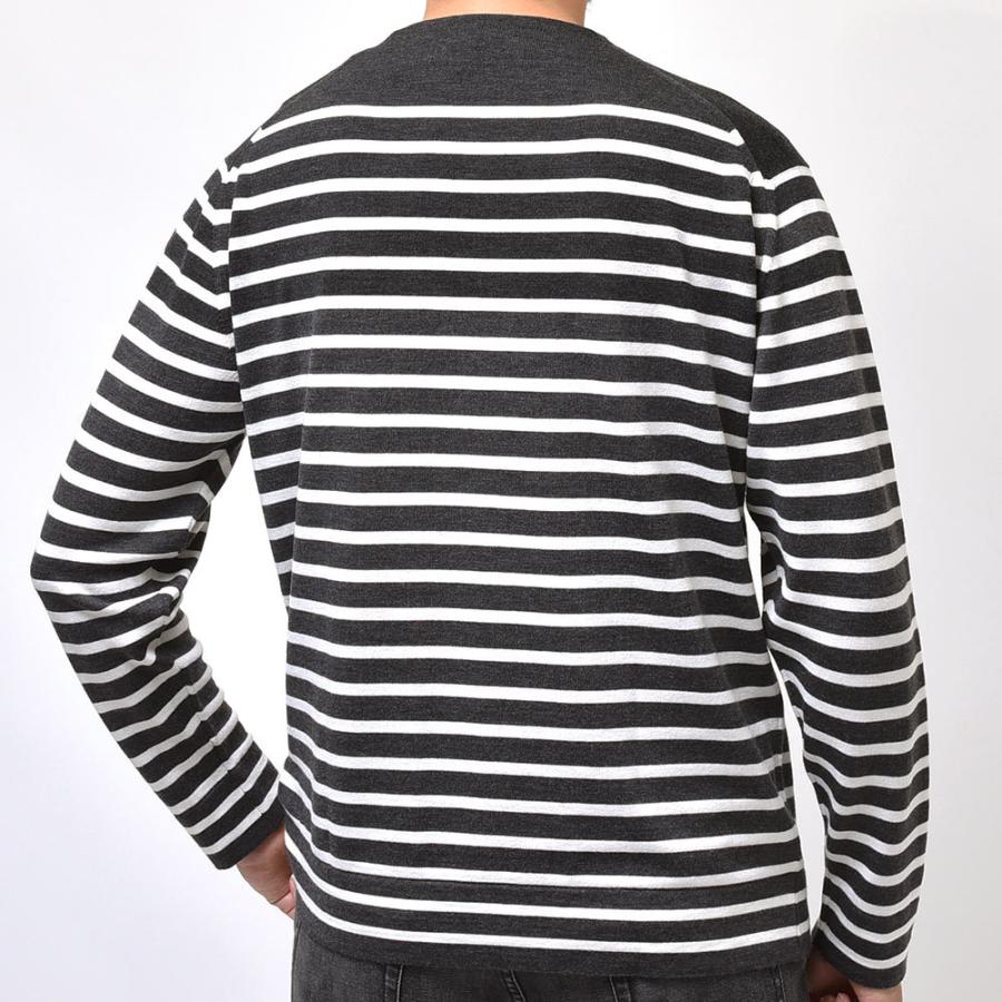 JOHN SMEDLEY ジョンスメドレー A4474 メリノウール 24ゲージ ボーダー