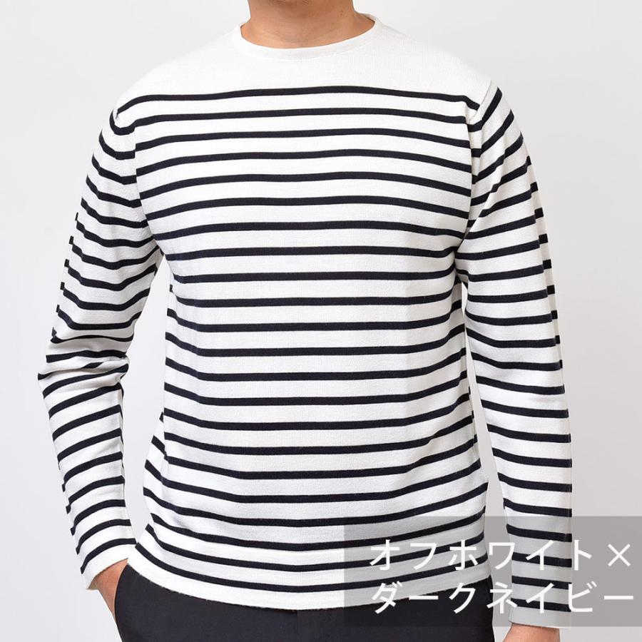 JOHN SMEDLEY ジョンスメドレー A4474 メリノウール 24ゲージ ボーダー