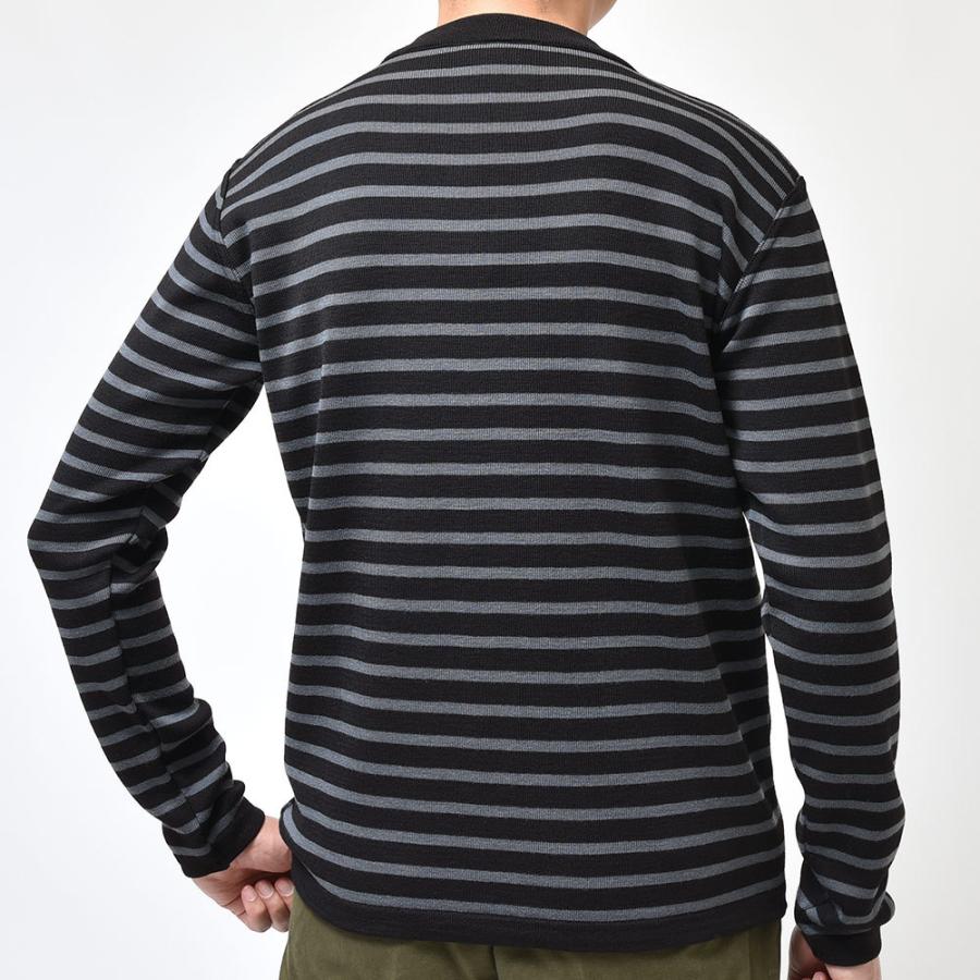 S.N.S HERNING SNSハーニング NAVAL crew neck ウール ボーダー 肩 