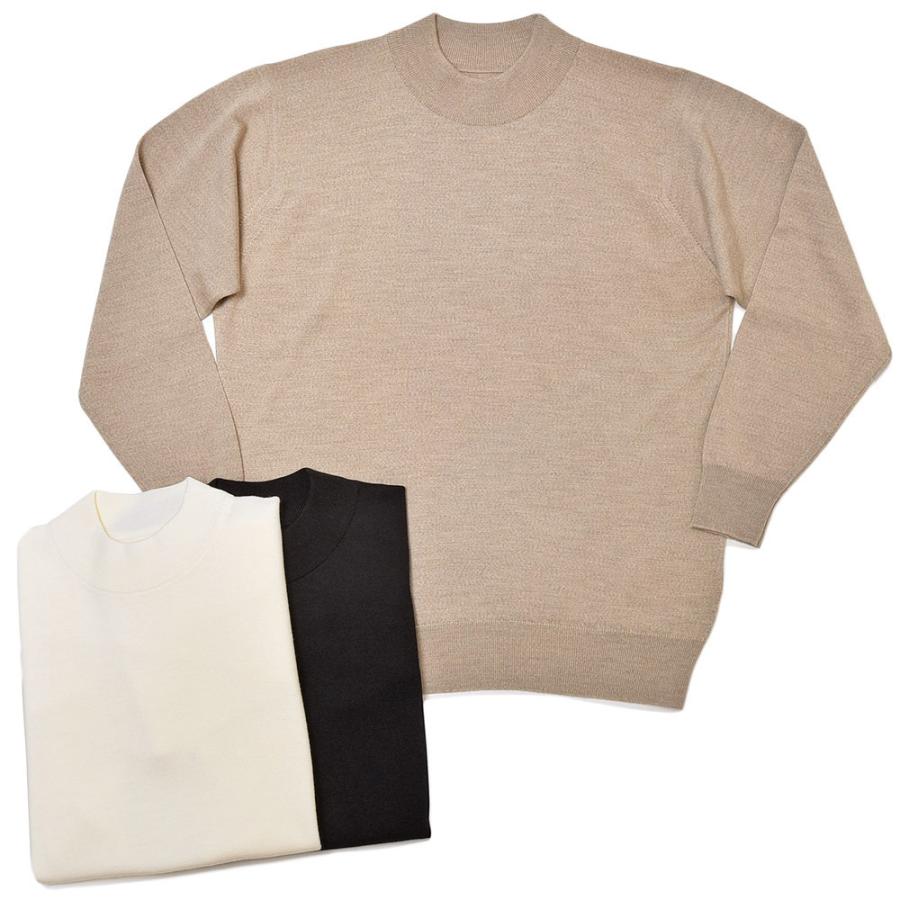 JOHN SMEDLEY ジョンスメドレー A4546 メリノウール 24ゲージ モック 