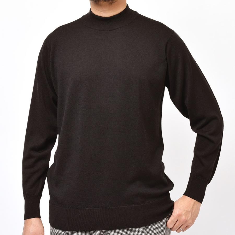 JOHN SMEDLEY ジョンスメドレー A4546 メリノウール 24ゲージ モック