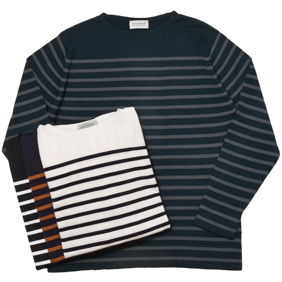 JOHN SMEDLEY ジョンスメドレー ボーダーニット バスク カットソー