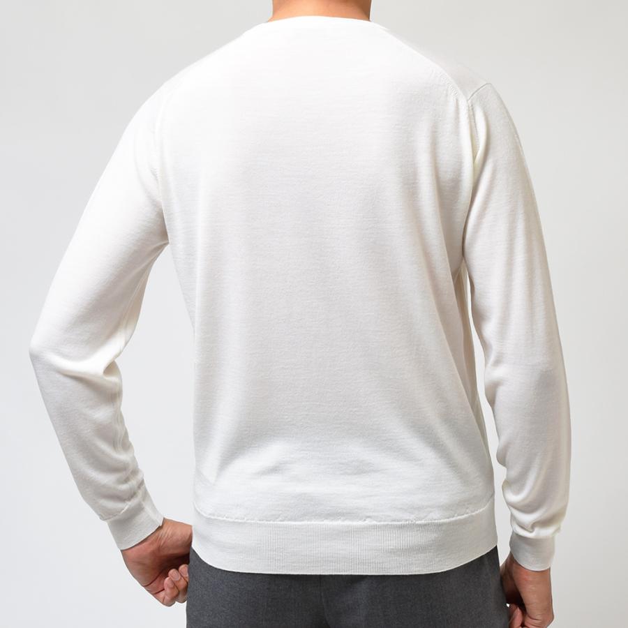 JOHN SMEDLEY ジョンスメドレー KERSHAW メリノウール 30ゲージ クルーネック ニット MODERN FIT_2