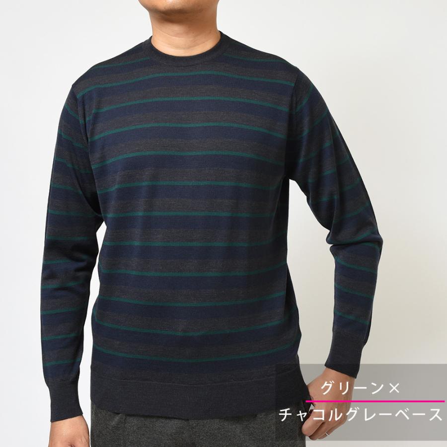 JOHN SMEDLEY ジョンスメドレー A4654 メリノウール 30ゲージ マルチ 